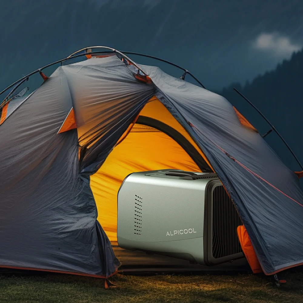 Alpicool DC 48V vehicle Air Conditioner low power fast cooling compressor mobile small portable Tent Air Conditioner for camping