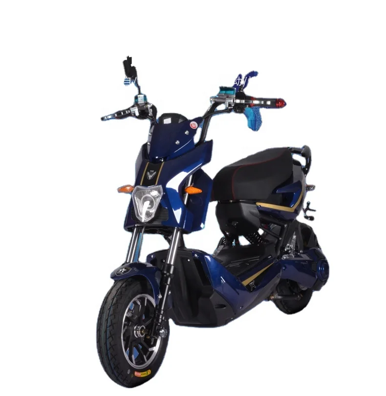2024 New 800w 1000w 1200w Adult Cheap 2 Seats Two Wheel City Moped Electric Scooter Motorcycle