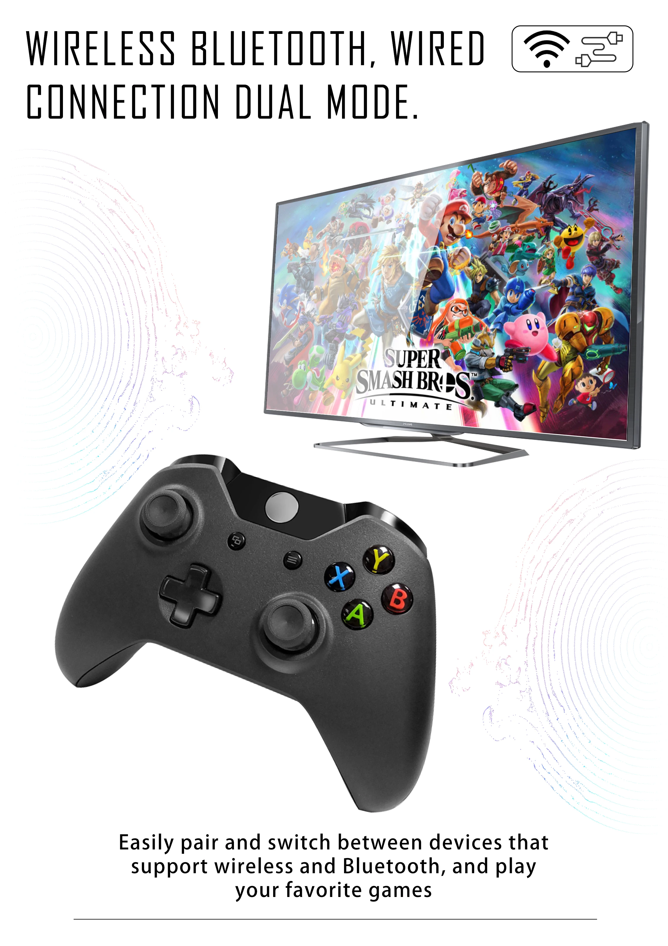 Беспроводной игровой контроллер для Xbox One S Manette Sans заполняющий контроль с разъемом
