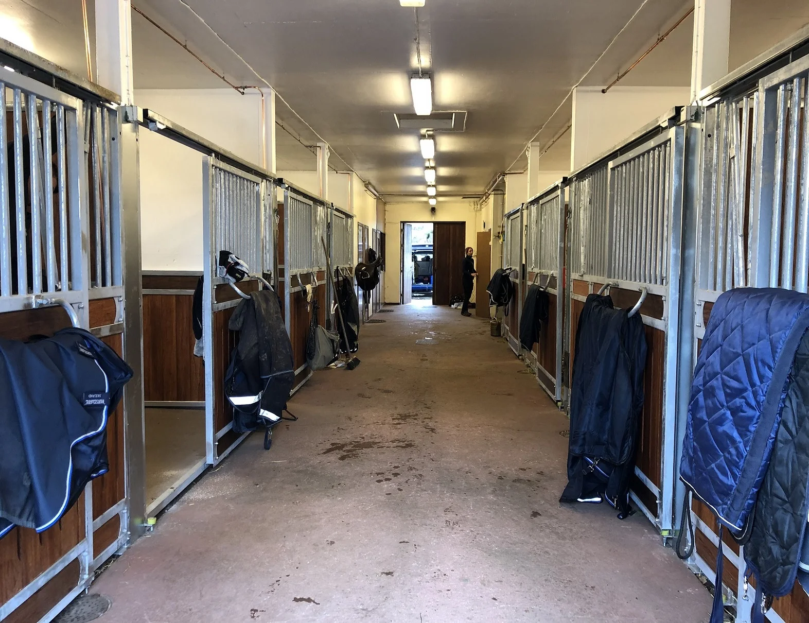 horse stable front door with flip window