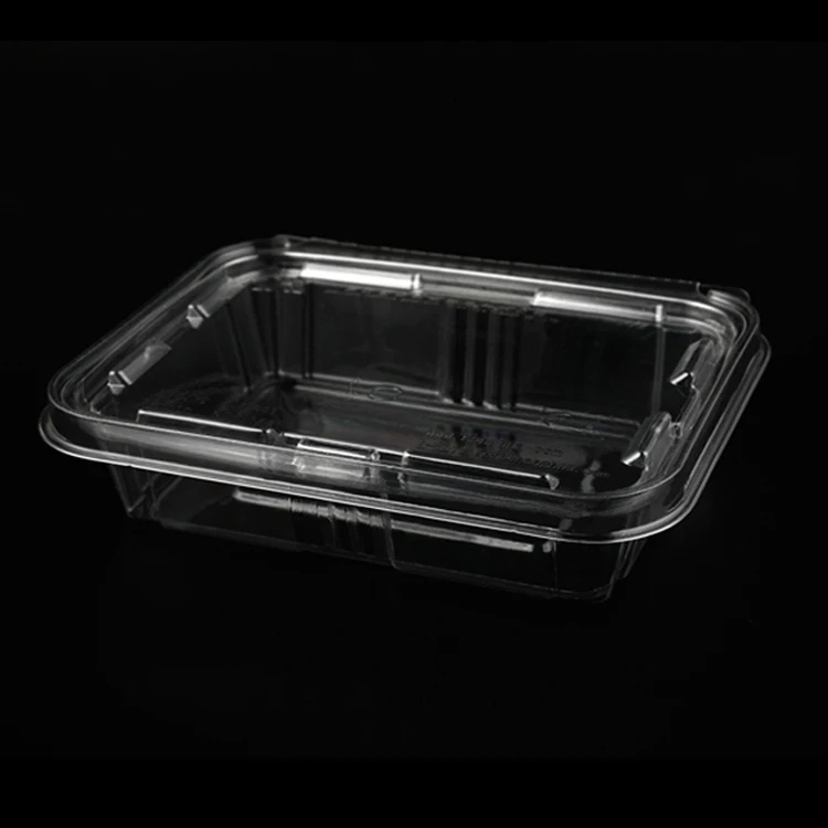 Sealed compostable plastic container quail egg tray salad containers