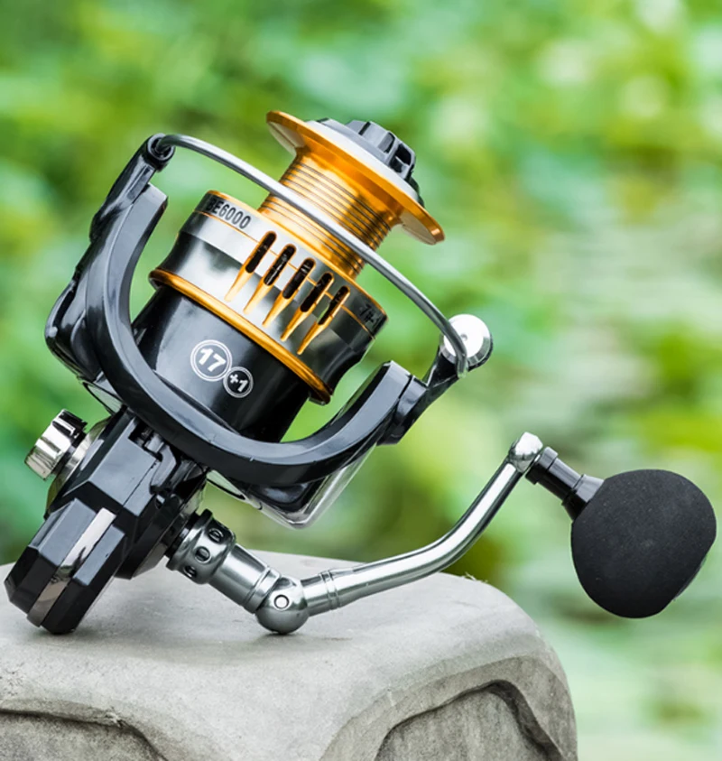 Amazon 17 + 1 шариковый подшипник алюминиевого сплава рыболовная катушка рыболовные снасти рыболовные катушки морской спиннинг рыболовная катушка