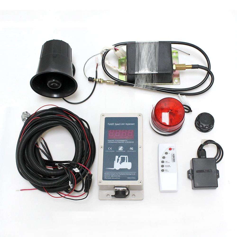 Механическое устройство ограничения скорости вилочного погрузчика, ограничитель скорости вилочного подъемника, системы безопасности и управление