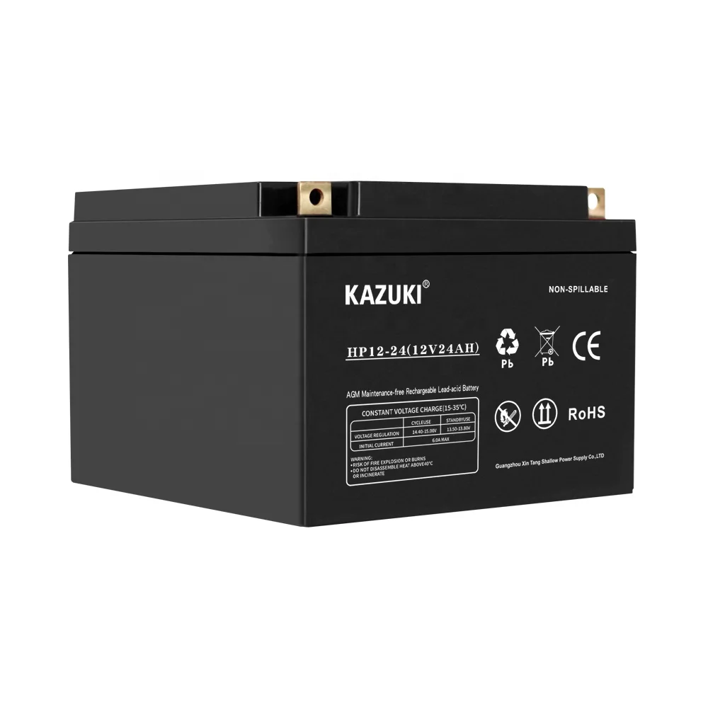 Various Good Quality Manufacturing Plant 12V24ah Lead Acid Battery For Electric Tricycle