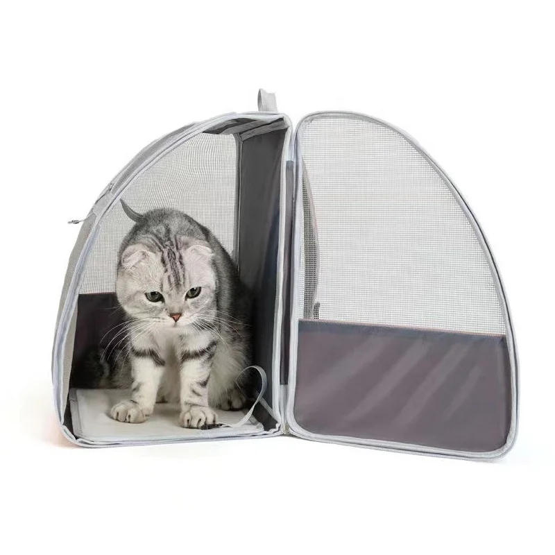 Dog Transport Bag Breathable Portable Cat Pet Carrier Backpack Bag Pets Handbag Transport Dog Carrier for Small Medium Cats