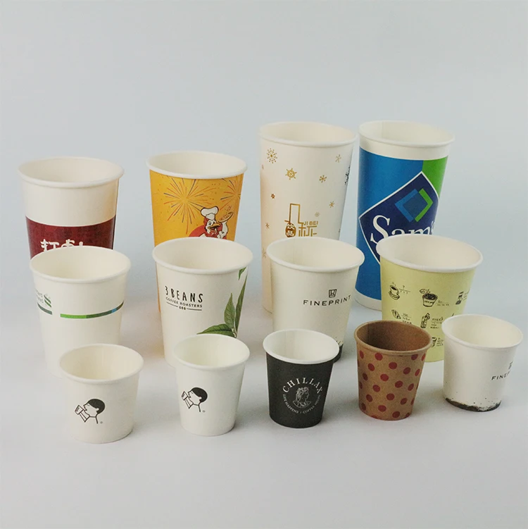  Disposable Single Wall Paper Cups Custom