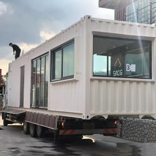 40ft high  cube turn-key ready made shipping container house/luxury container home