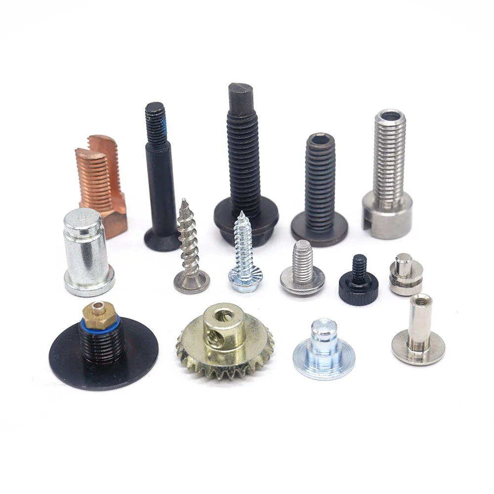 Factory customized CNC fasteners customized ODM Bolts stainless steel screws brass nuts