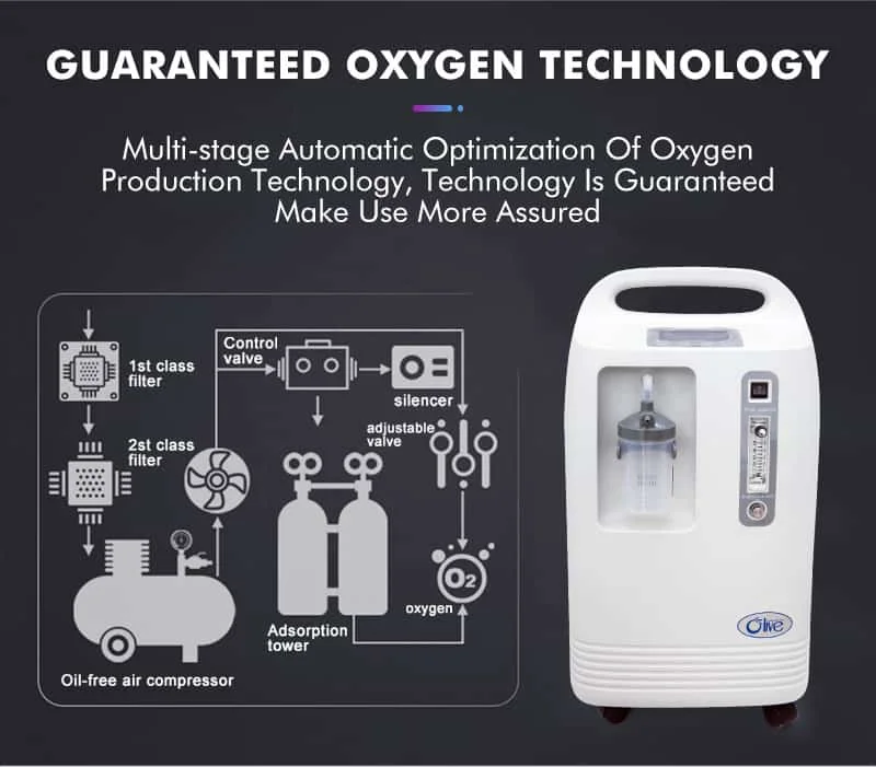 2023 Oxygene Concentrator Home Oxygenconcentrator 5 Liter Oxygen Concentration 10l Medical Equipment Oxigen Generator for Wound