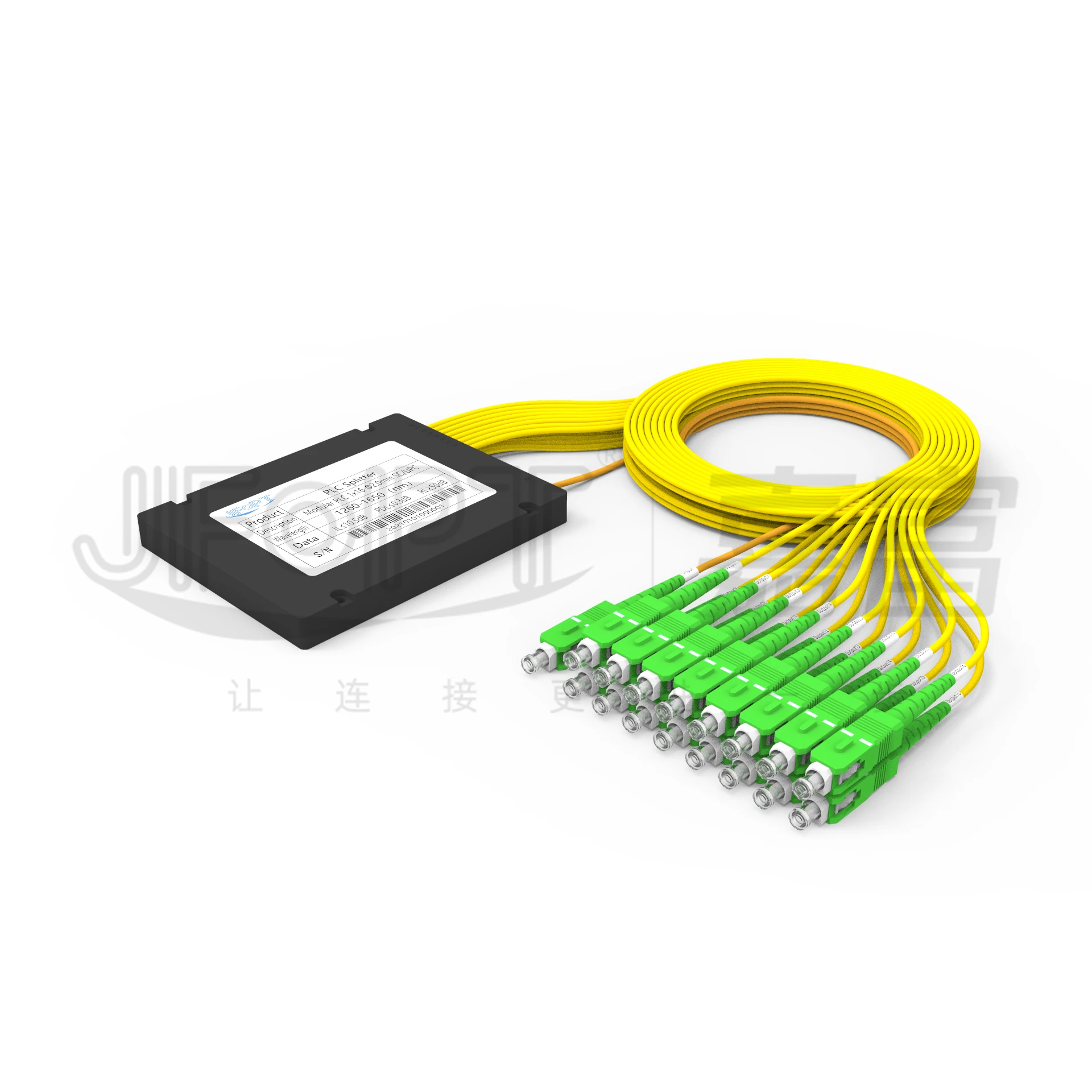 Factory Directly optical splitter FTTX fiber optical coupler ABS Box 1:4 1:8 1:16 1:32 1:64 Mini PLC fiber optical splitter