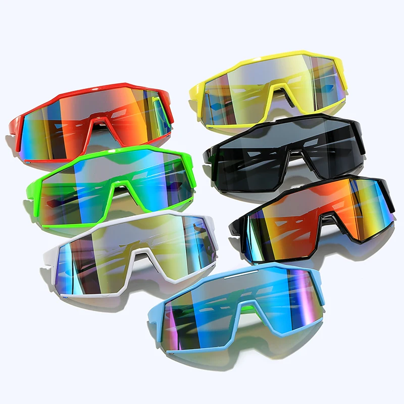 Windproof  popular youth oversized bike cycling Goggles 2024 new Sports eyewear Riding glasses 9534 Outdoor sports sunglasses