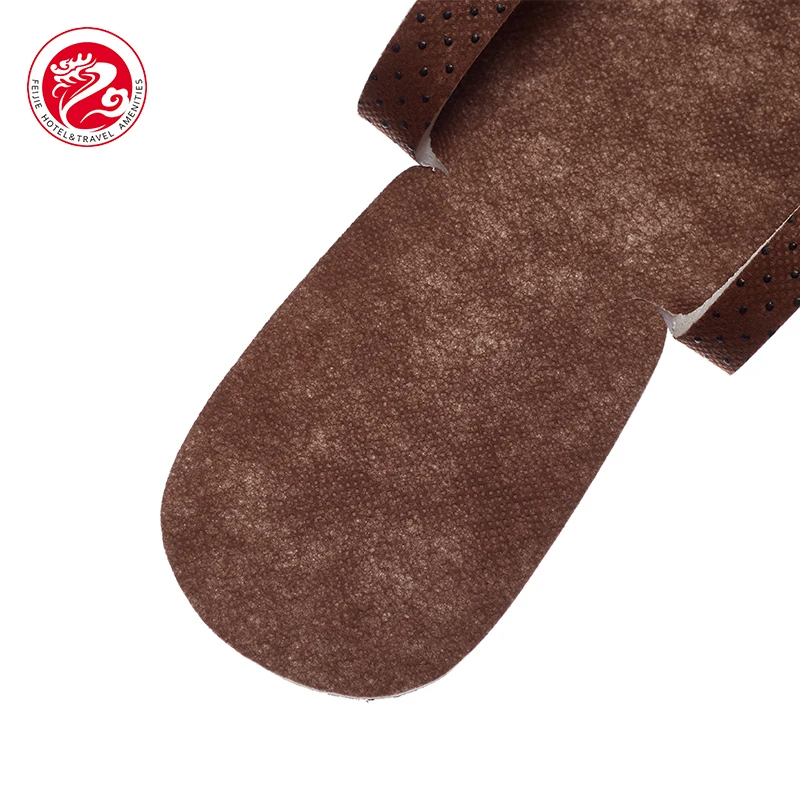 Wholesale Custom Luxury Hotel High Bedroom Disposable Spa Slippers, new design hotel flip flop slipper