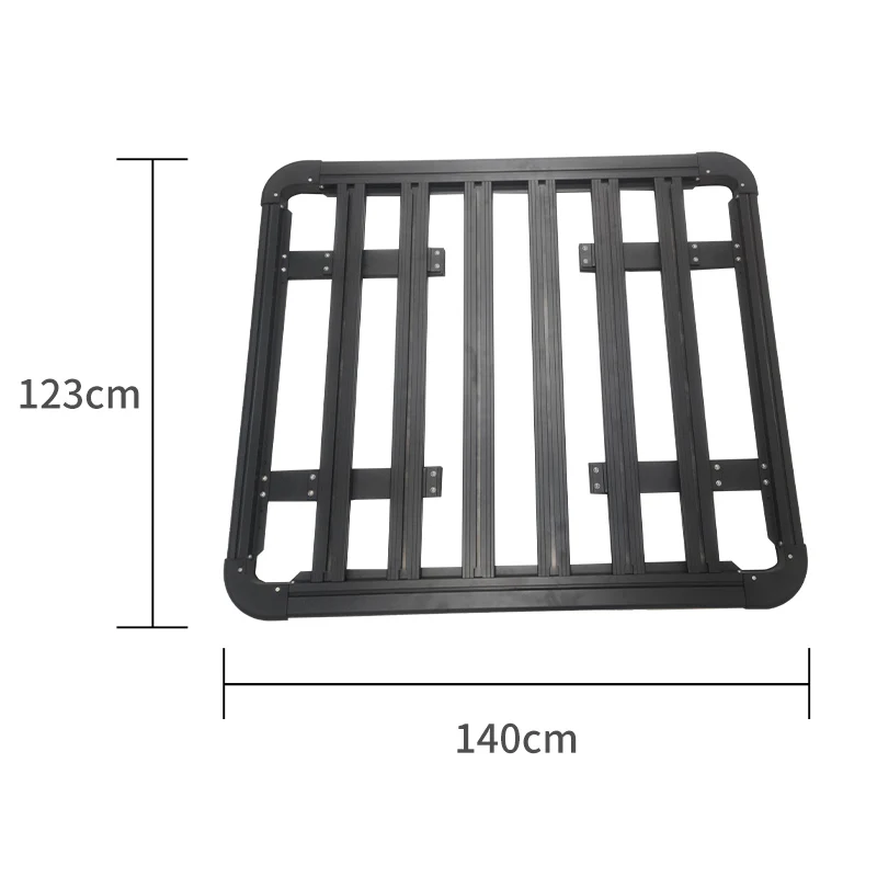 Universal aluminum roof racks platform for Jeep Wrangler JK 07-17 JL18-22 OFF ROAD 4X4 ROOF CARRIER PLATFORM