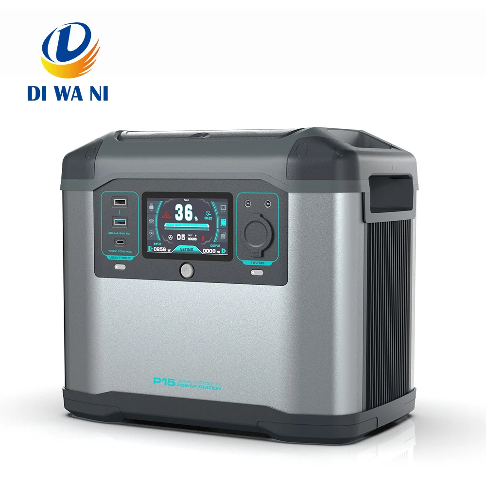 14Kg New Energy Portable Power Station 1500W Backup 50.4V 1008Wh Lithium Battery with Wireless Charger