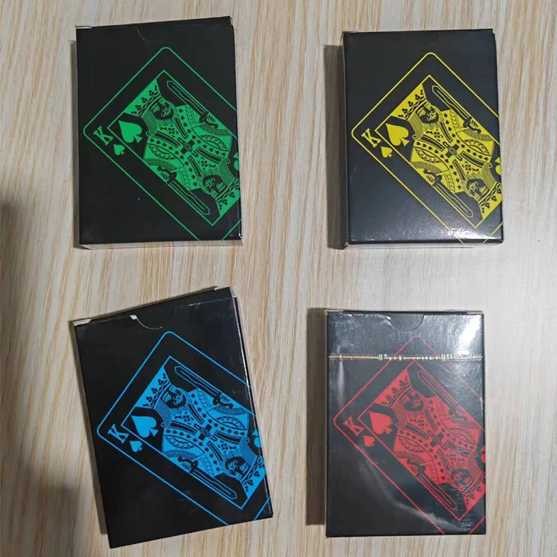 Custom Design Logo Poker Deck Game Waterproof Sample Bridge Printing Wholesale Paper Pvc Plastic Playing Cards With Box games