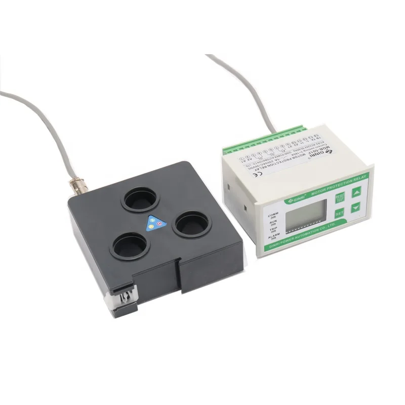 GINRI MDB-501F LCD Display Overload Voltage Current Control Separate Motor Protection Relay with CT