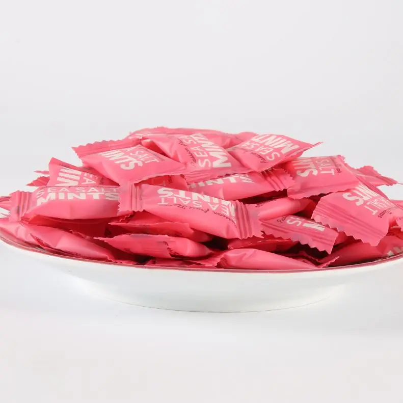 
China factory price Tablet candy pink Bulk colorful packaging candy casual snacks 