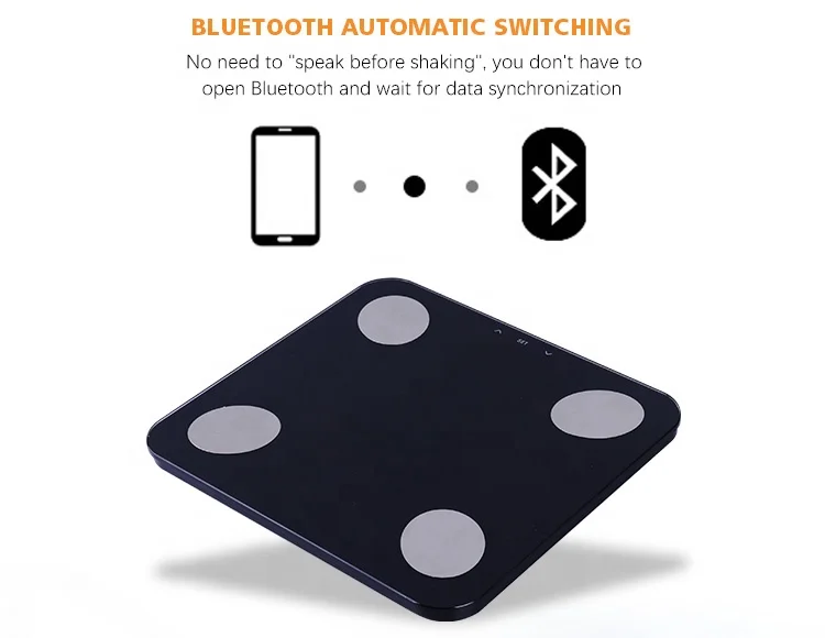 Body Weighing Scale Bluetooth Balance Weight Scale Digital Smart Scale With Body Composition Analysis