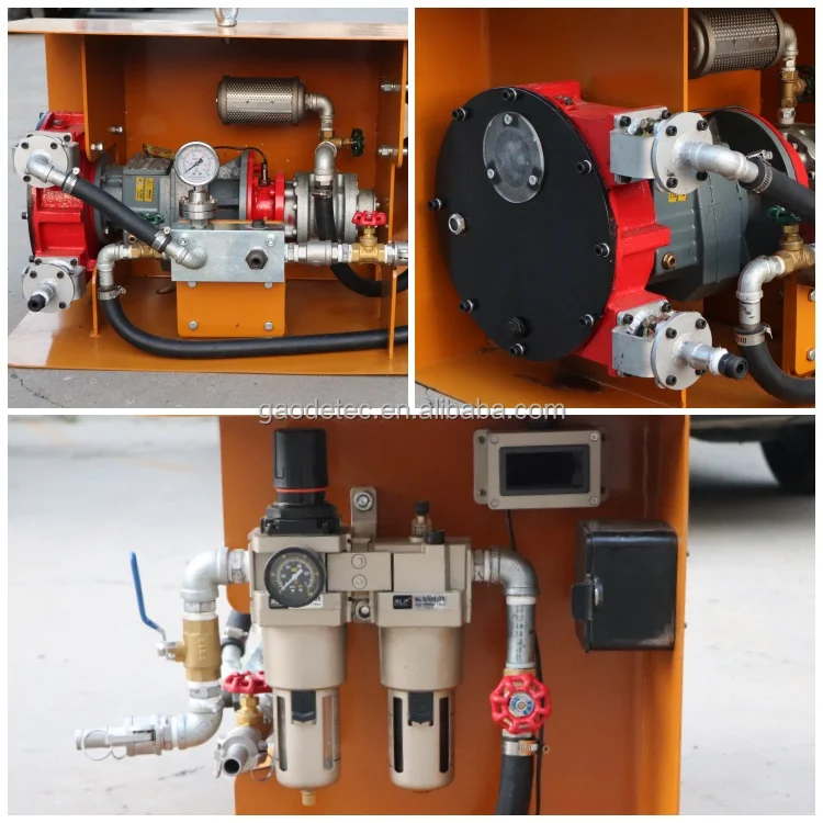 4kw Air motor driven automatic regulation 100-600L/h admixture dosing unit for dry and wet spraying