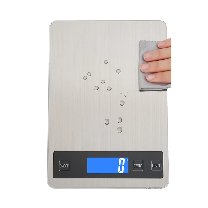 Hot Sale Household Waterproof USB Stainless Steel Smart Touch Screen 5Kg 10KG Electronic Digital Cooking Food LCD Kitchen Scales