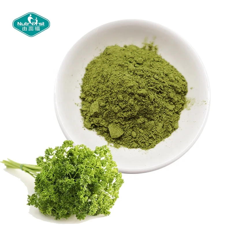 Нутрифирст твердое извлечение органических Food Grade растительный экстракт сухая заморозка петрушки порошок оптом