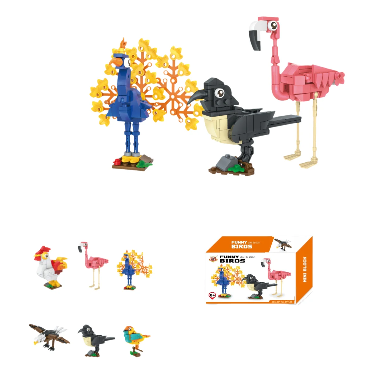 Fun & Smart Mini Blocks: Assemble Adorable Animal Friends Develop Skills & Imagination with Engaging DIY Animal Sets for Kids 6+