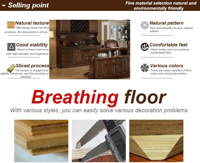 wood floors selling point