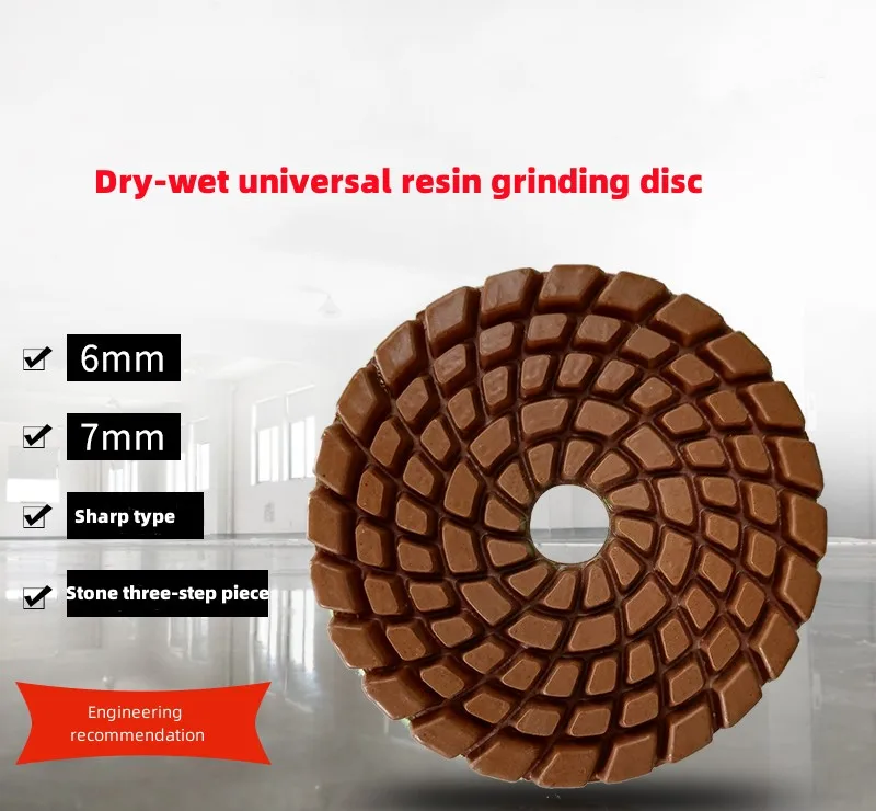 GAREN Hot sales 4 inch epoxy polishing pad for Polishing and grinding of marble terrazzo granite concrete floor