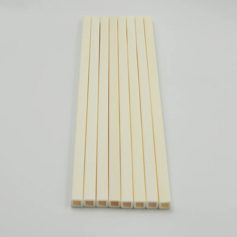 High Temperature Alumina Ceramic Square Tube for Electric Heating Products