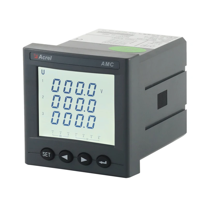 Acrel AMC72L-AV3 Three Phase AC Digital Programmable Voltage Meter 3 Phase Digital Power Meter CE Smart Electric Meter