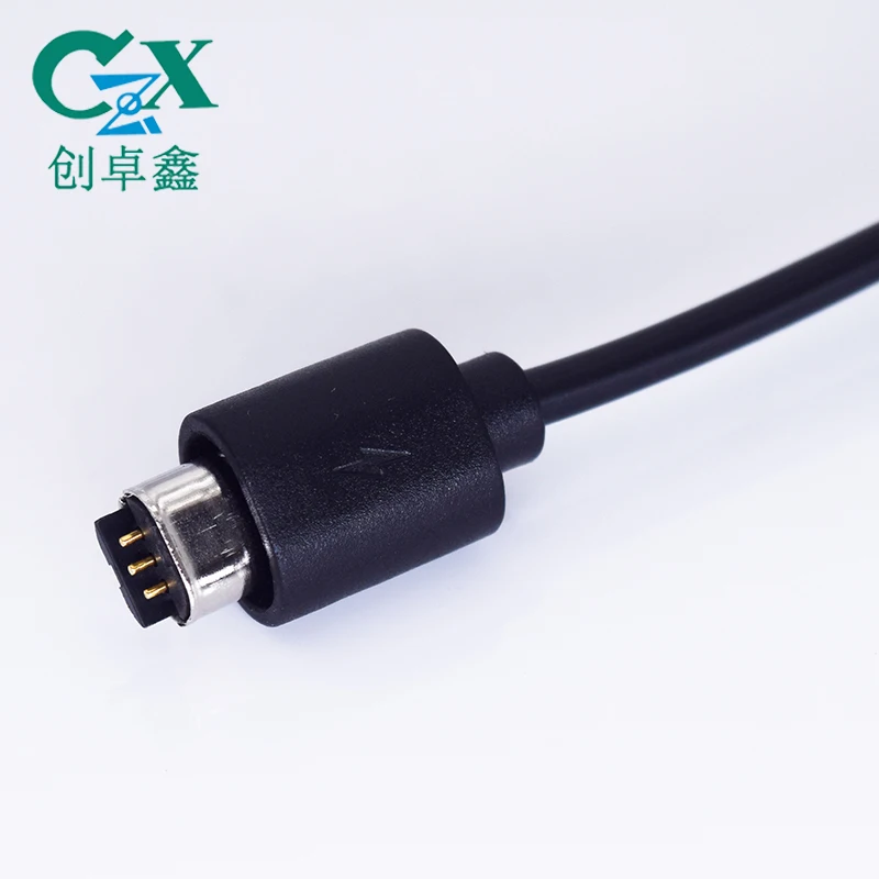 Strong power 2 pogo pin magnetic 12v adapter connector for electronic device