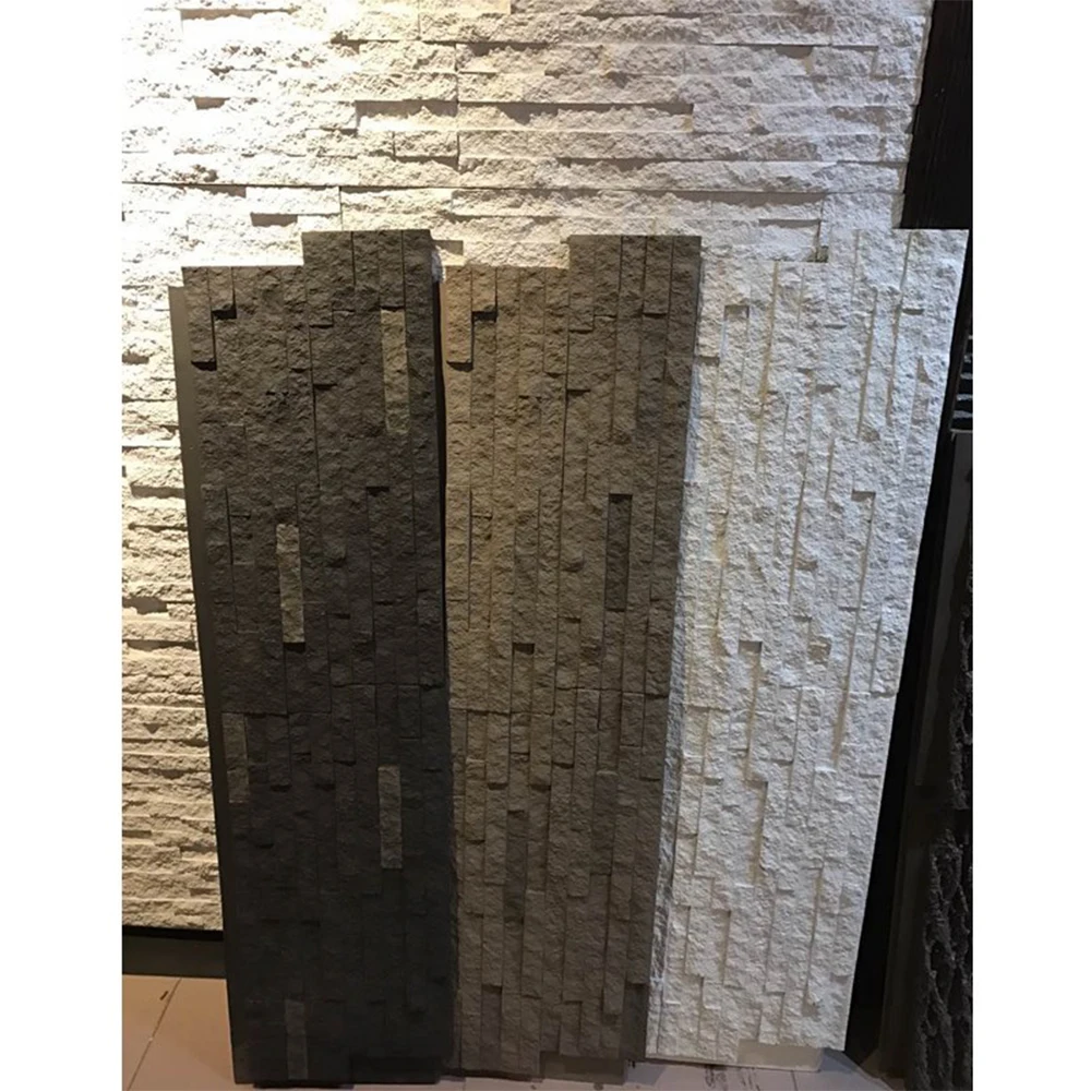 Полиуретановый красивый дешевый внешний искусственный тонкий кирпичный шпон декоративные настенные панели искусственный камень для стены