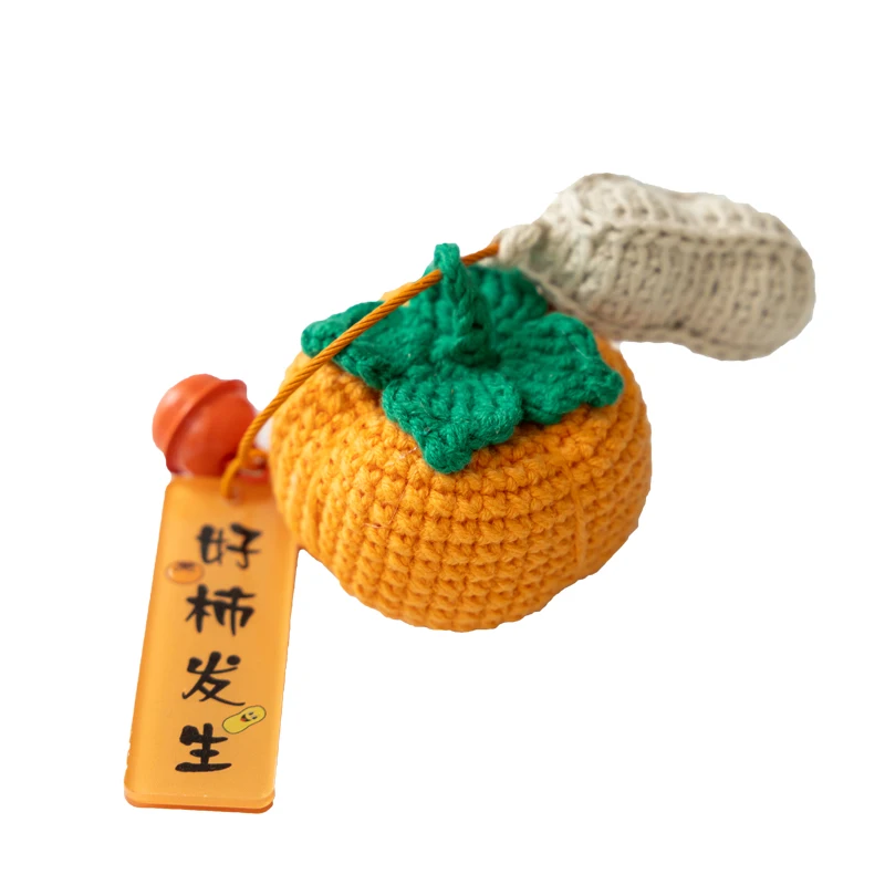 Fruit Ornaments Decoration Yarn Tool Adults Crochet Kit for Beginners Knit DIY