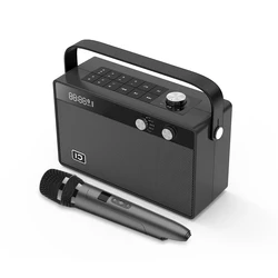 SHIDU Mini Size Portable Party Speaker T6 30 Watts 3 Inch High End Home Hi-Fi Speaker High Quality Bluetooth Karaoke Speaker