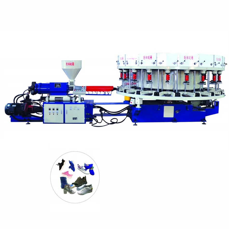 Shoe Making Rubber Plastic Injection Molding Machines PVC Injection Moulding Machinery