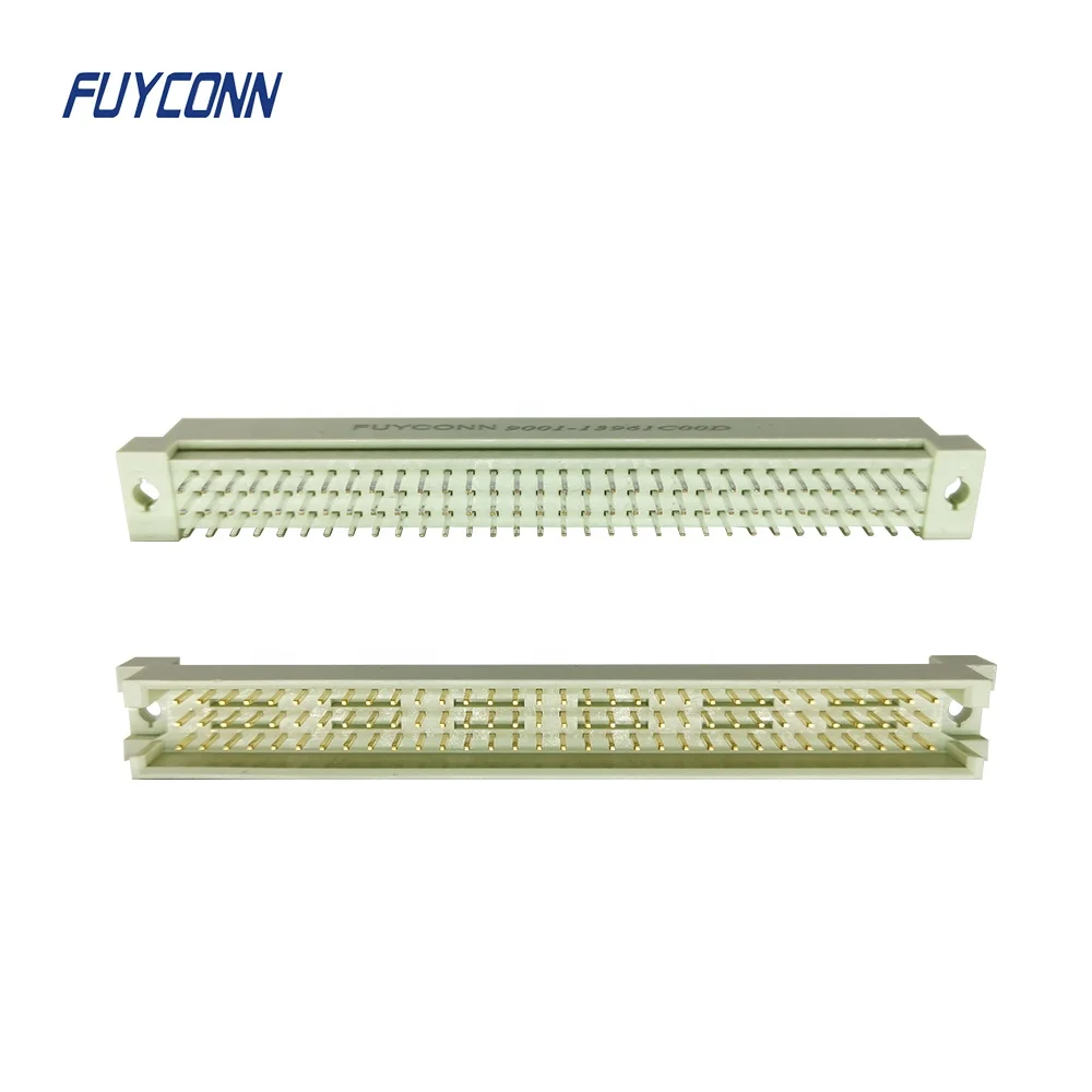 3 Rows Vertical Terminal PCB Male Eurocard connector, Male European Straight PCB 3Rows 30pin 48pin 96pin DIN41612 Connector