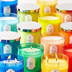 Прямая поставка с завода, Лидер продаж 2022, стеклянная банка, Ароматизированная свеча, роскошные свечи для ароматерапии от производителя