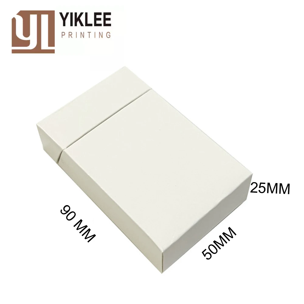 Оптовая продажа белых небольших подарочных картонных упаковок с логотипом футляр для губной помады Индивидуальные пустые коробки