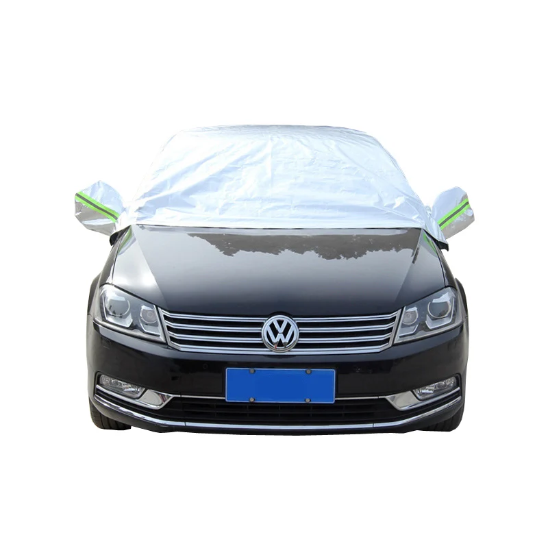 Large Saloon Car Top Cover Roof windscreen Windows Sunblock Half Car Cover