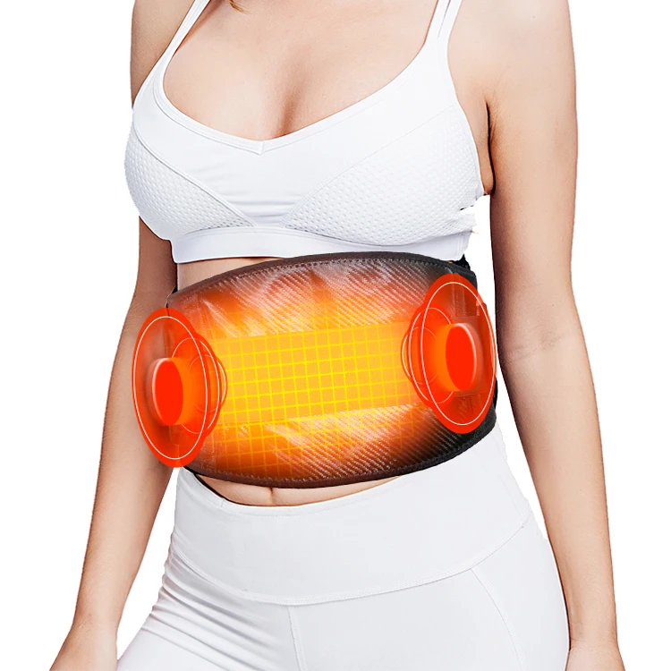 NEW USB Adjustable Far Infrared Heating Pad Waist Belt Lumbar Support Belt Wrap Lower Back With Vibration Massage