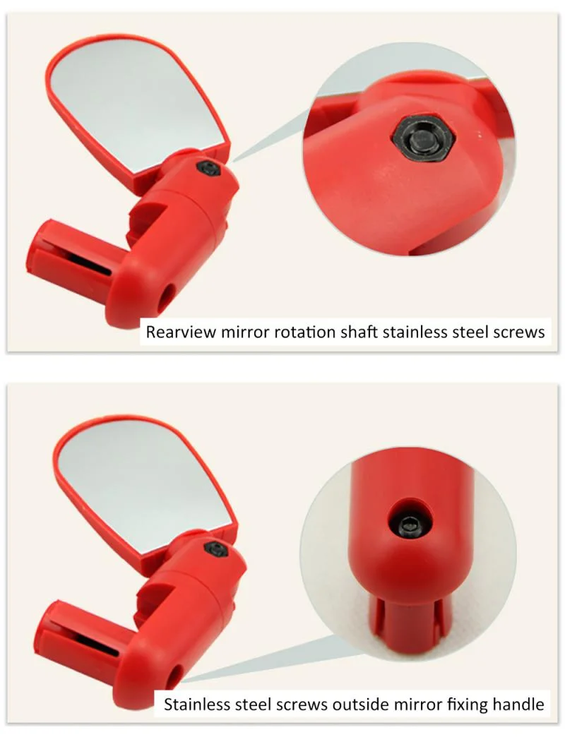 wholesale Hot Sale Cycling Road Mountain Bike Handlebar Wide Angle Rear Rotate View Mirrors