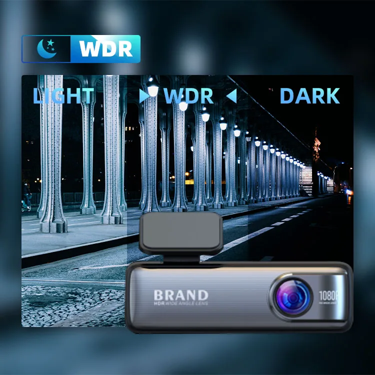 Универсальный ADAS DVR без экрана фронтальный 1080P WIFI Dashcam оптовая продажа USB-штекер в Full HD с эффектом ночного видения Автомобильный черный ящик