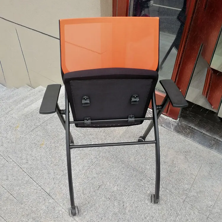 2021 New Arrival Modern Plastic High Quality Moveable Folding Training Chair Study Chairs To School