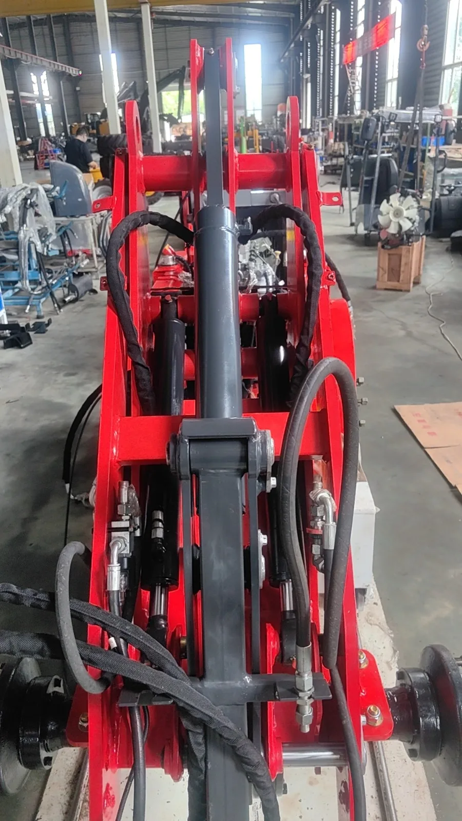 WISEMAN Многофункциональный 1.8ton W1160 фермерский погрузчик компактный Мульчер гидравлические детали колесный