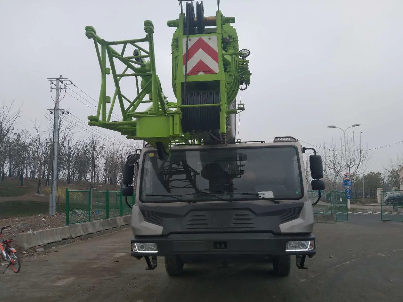 Строительная машина 55Ton новый грузовой кран ZTC550H телескопический стрела мобильные краны