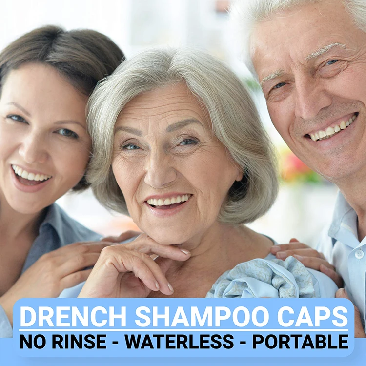 Biokleen Customized Disposable Latex Microwaveable Shower Cap No Water Rinse Free Adult Shampoo Cap
