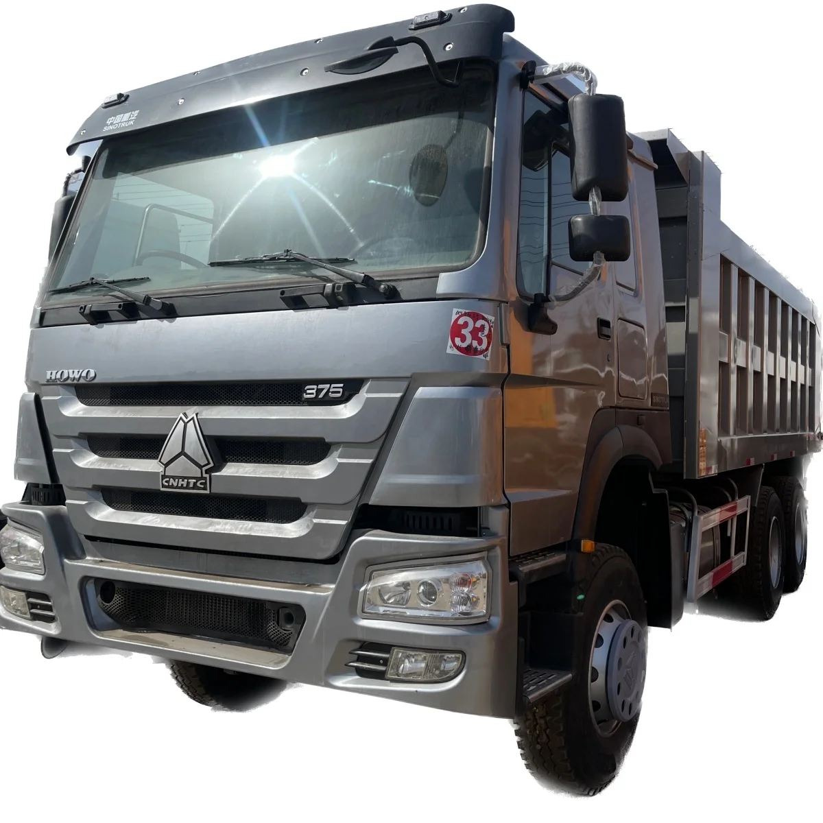 Китайский самосвал Sinotruk Эфиопский 375 с правым рулем евро 2