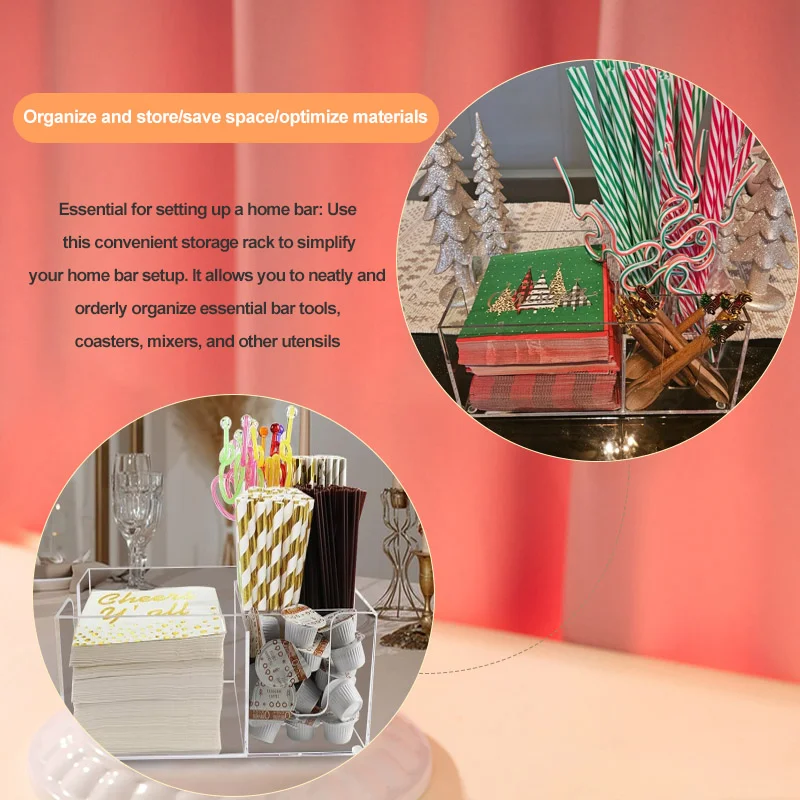 Customized Acrylic Cutlery Organizer