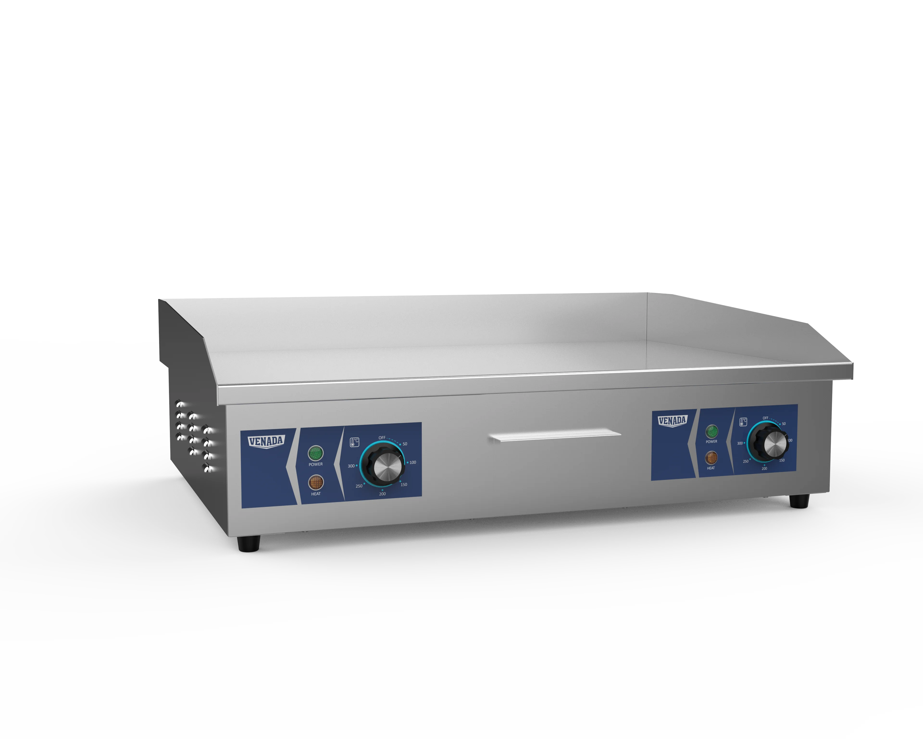 Лучшее качество, кухонные столешницы, гриль-гриль из черного камня, оборудование с 2 независимыми зонами для приготовления пищи