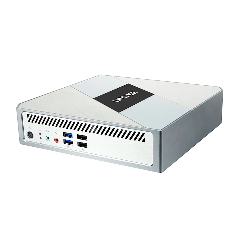 Zeroone Fanless Mini PC core i3 i5 i7 processor 4 6 8 10th Dual LAN 4*COM Rs232 HD-MI VGA Industrial Desktop Computer PC